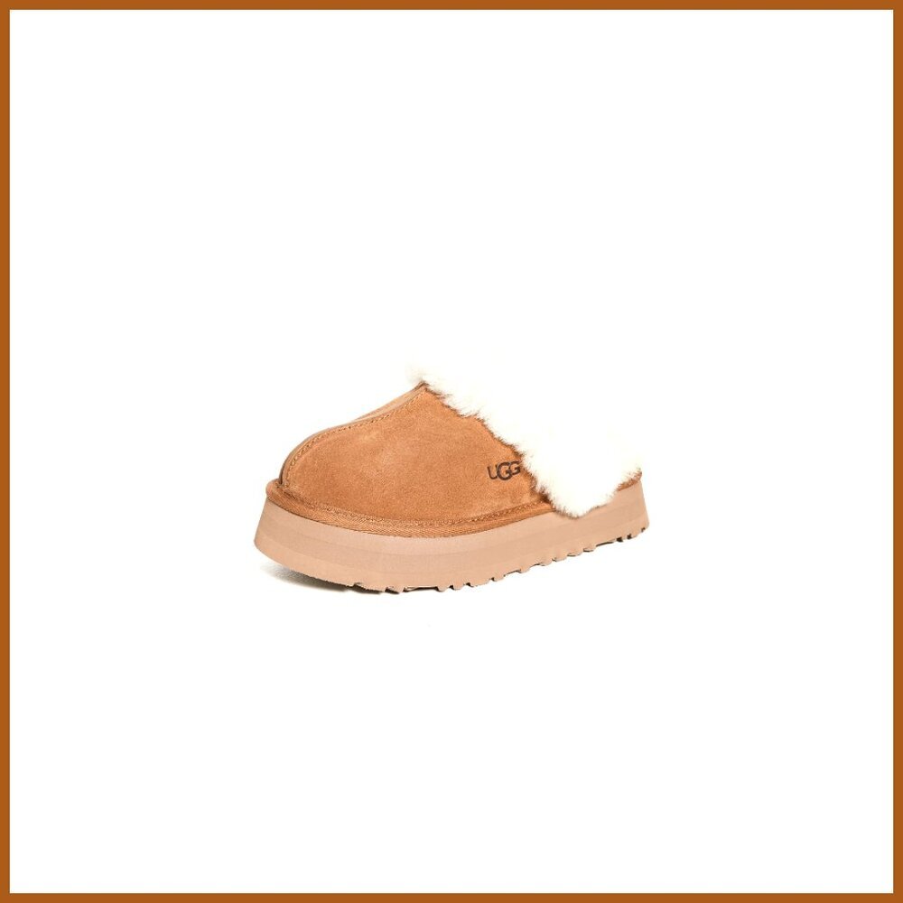 Sheepskin Slippers with Suede Upper and Jersey Lining